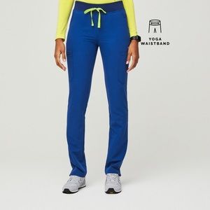 Figs Yola Yoga Waistband in Electric Blue